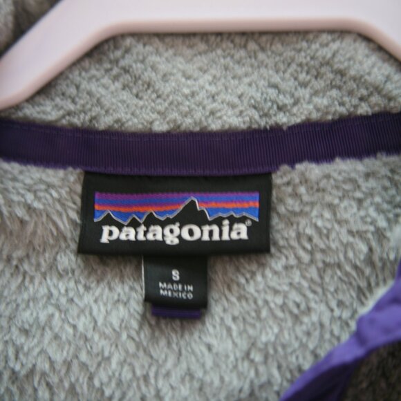 Patagonia Women's Quarter Zip Pullover Fleece Jacket, Size S, Gray - Picture 3 of 3